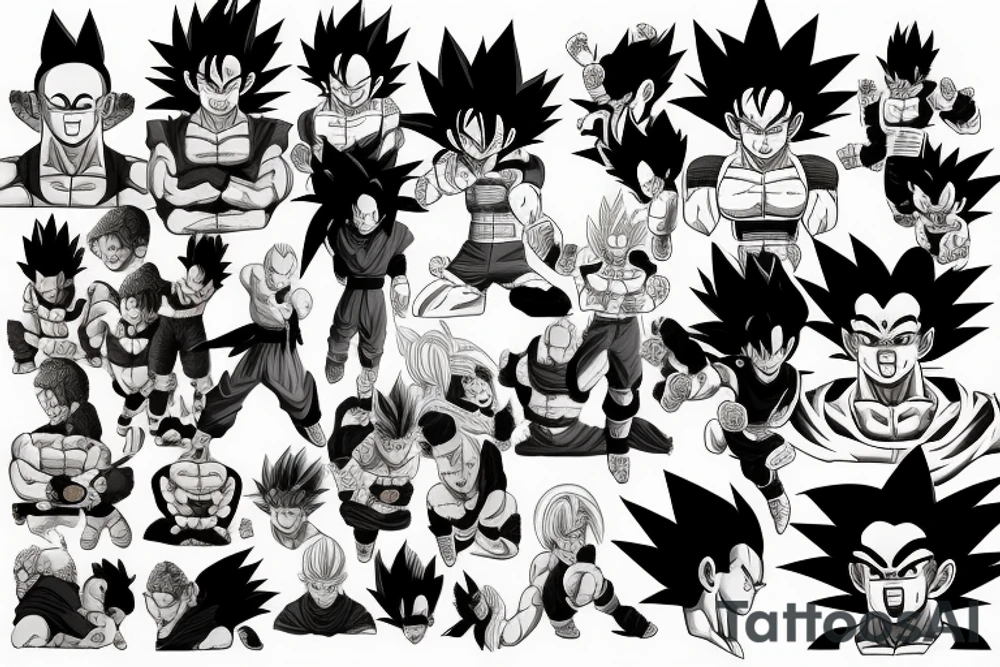 dragonball z tattoo idea
