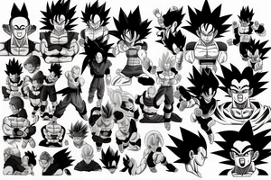 dragonball z tattoo idea