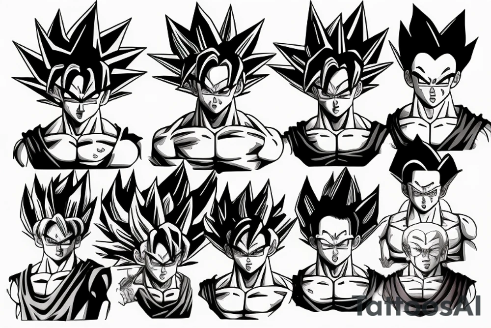 dragonball z tattoo idea