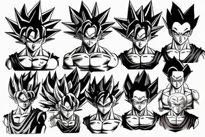 dragonball z tattoo idea