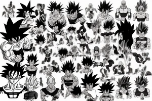 dragonball z tattoo idea