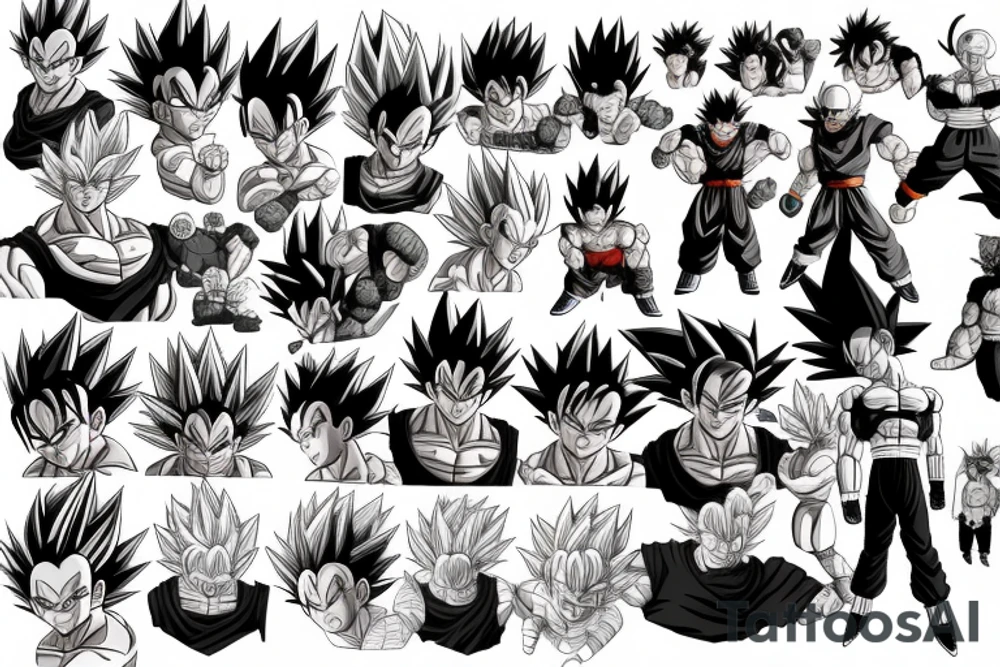 dragonball z tattoo idea