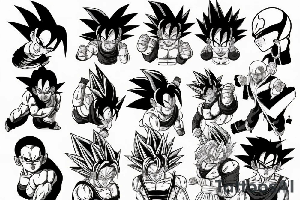 dragonball z tattoo idea
