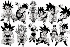 dragonball z tattoo idea