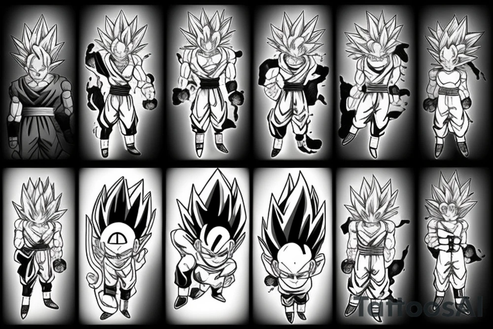 dragonball z tattoo idea