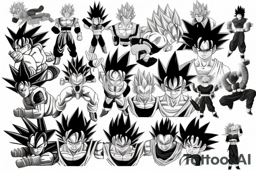 dragonball z tattoo idea