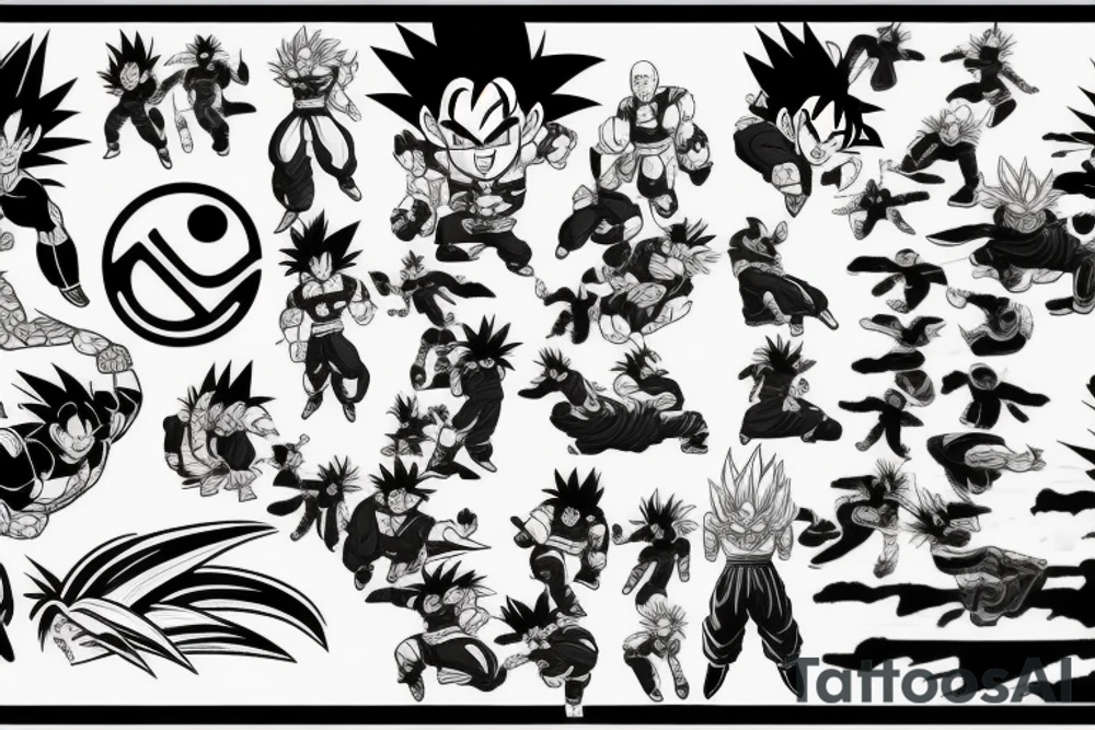 dragonball z tattoo idea