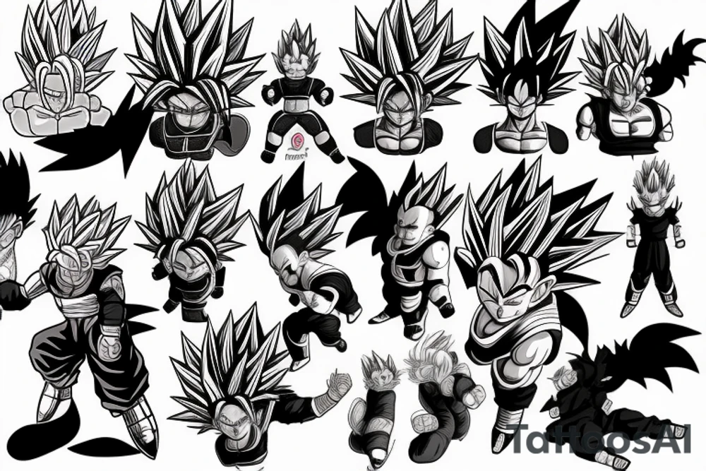 dragonball z tattoo idea