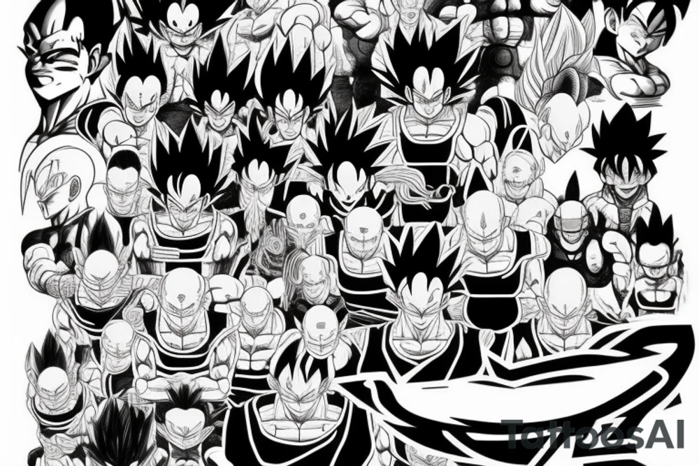 dragonball z tattoo idea