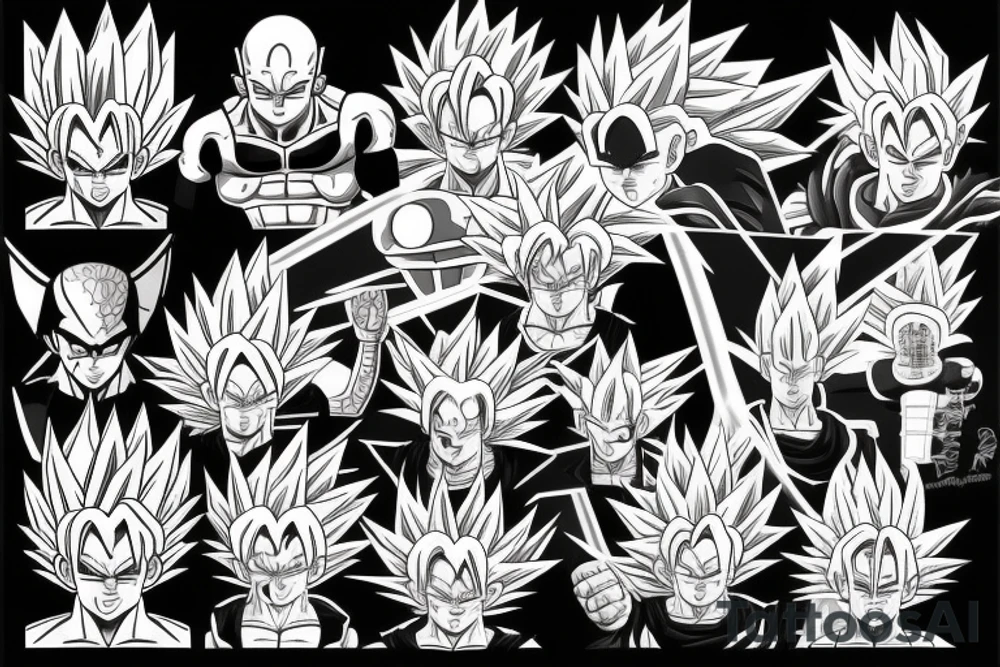 dragonball z tattoo idea