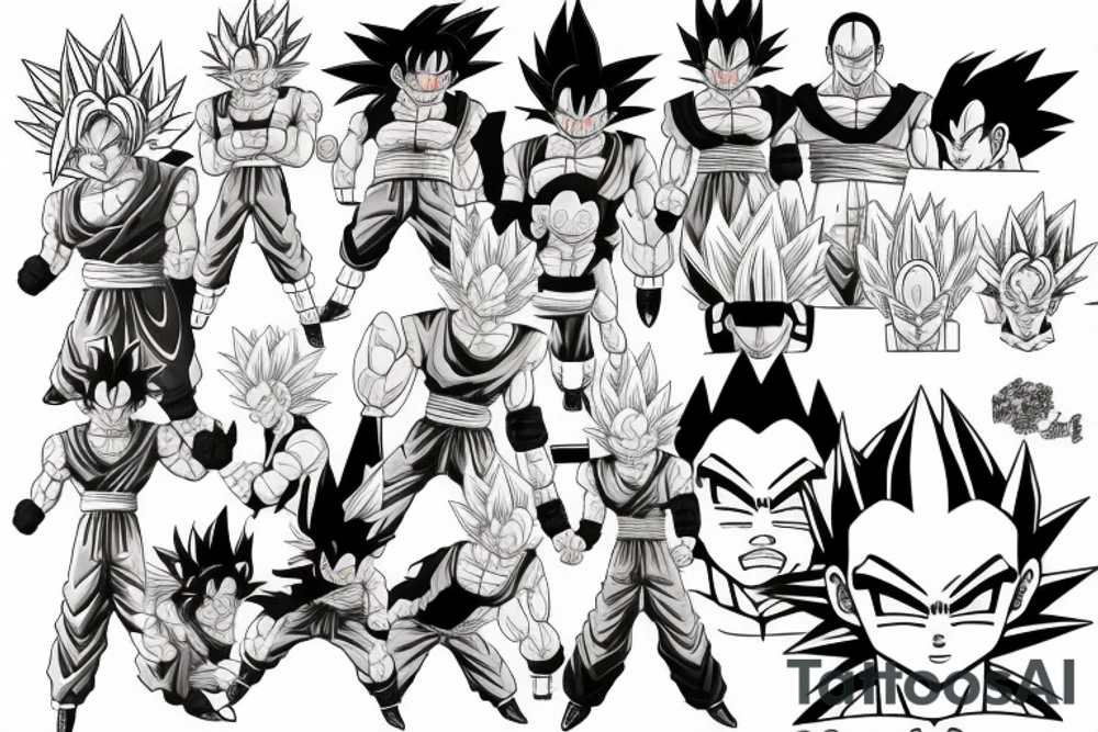 dragonball z tattoo idea