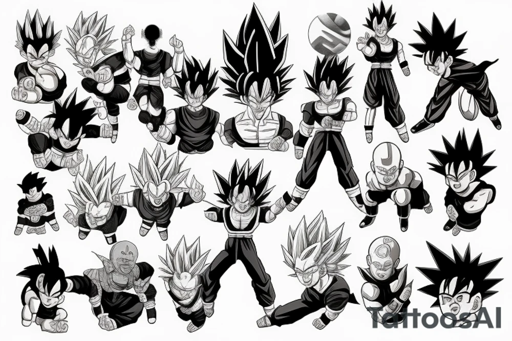 dragonball z tattoo idea