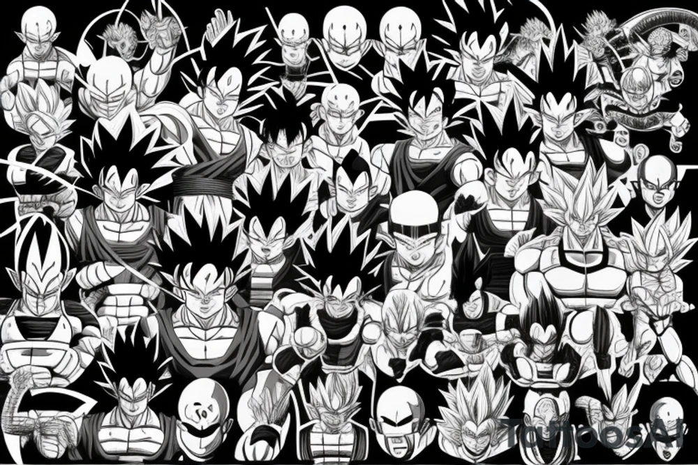 dragonball z tattoo idea