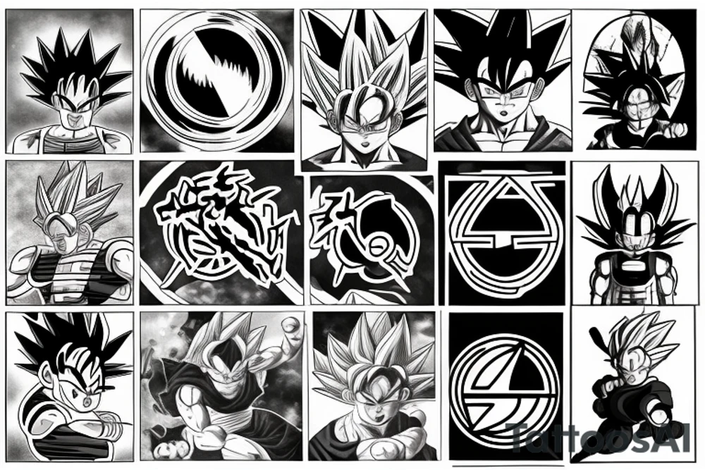 dragonball z tattoo idea
