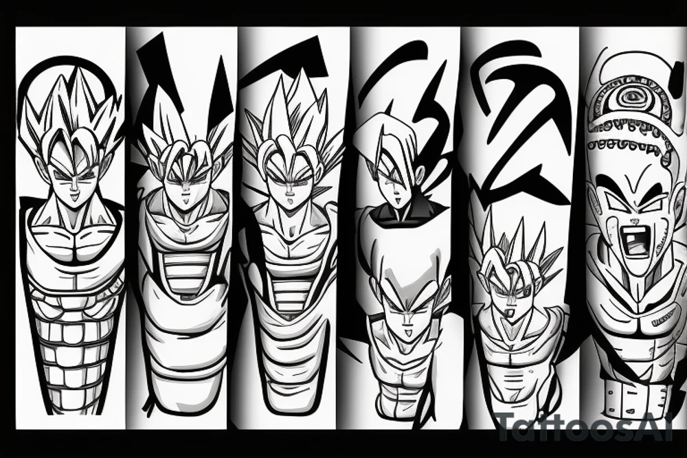 dragonball z tattoo idea