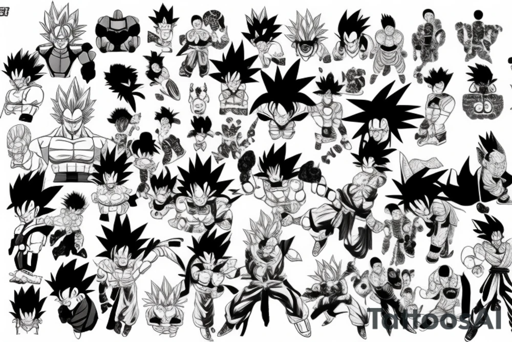 dragonball z tattoo idea