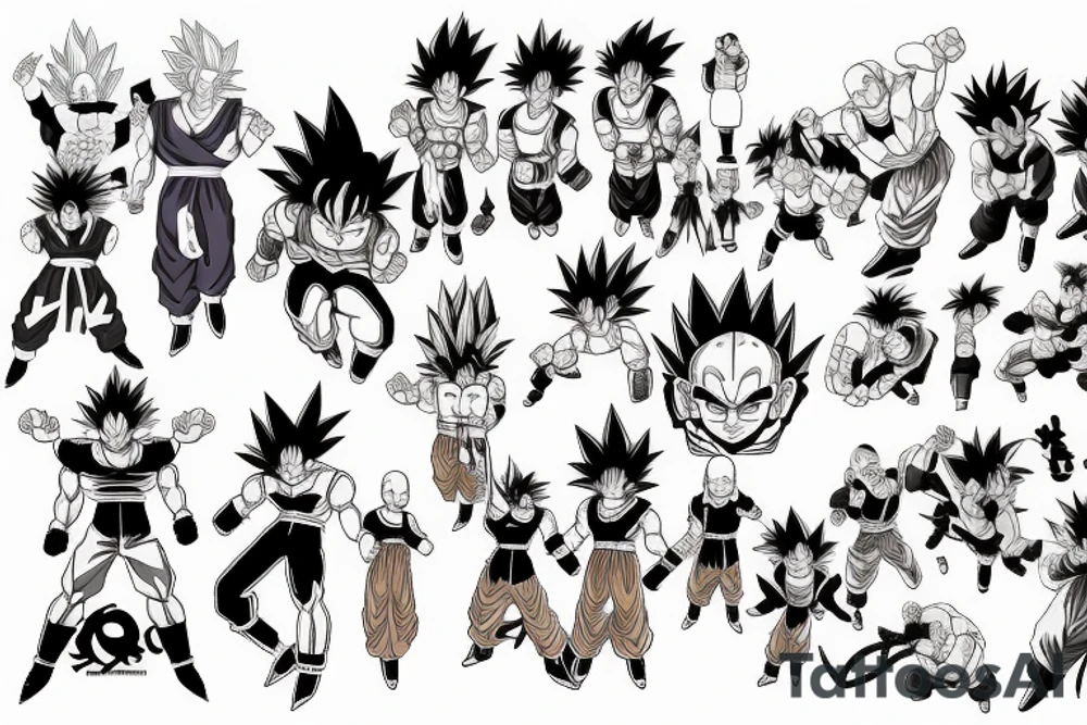 dragonball z tattoo idea