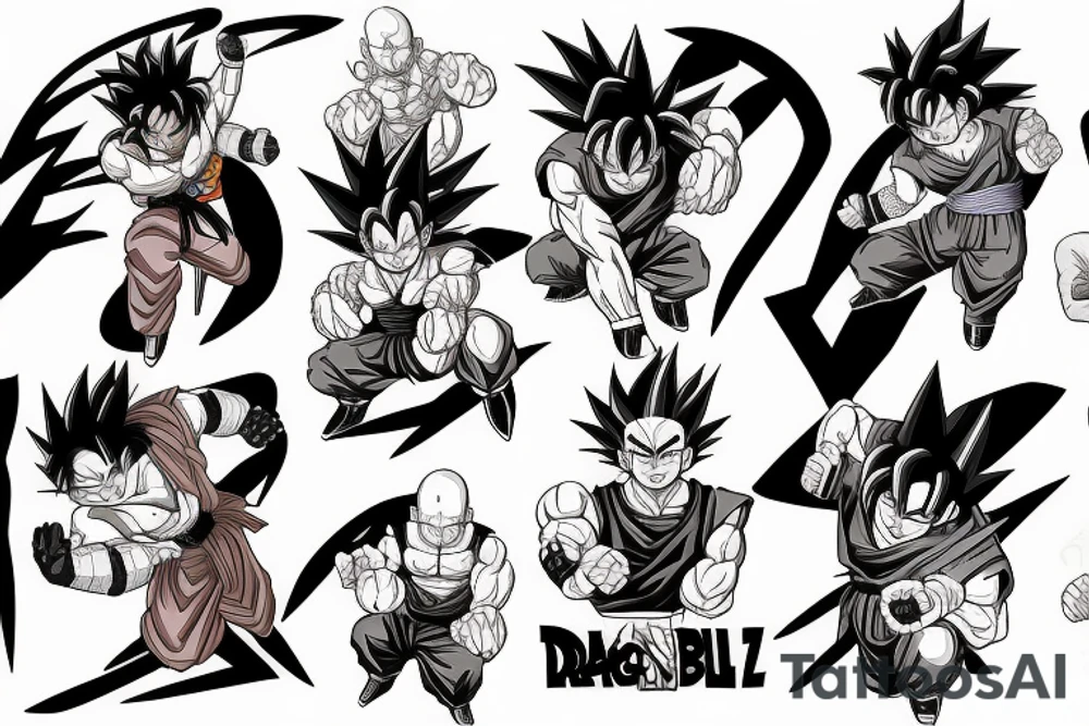 dragonball z tattoo idea
