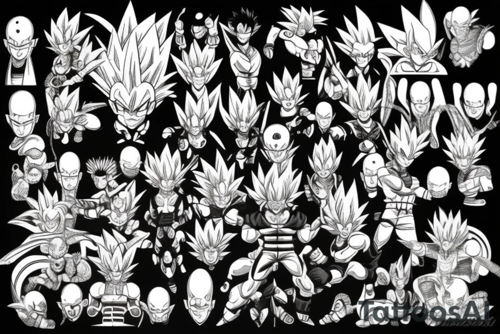 dragonball z tattoo idea