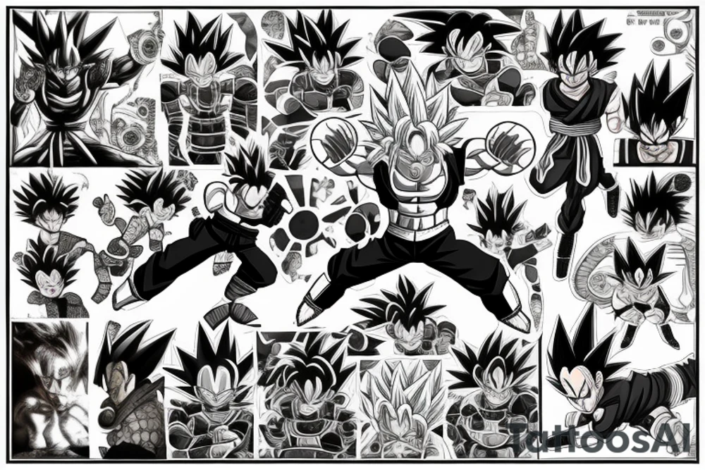 dragonball z tattoo idea
