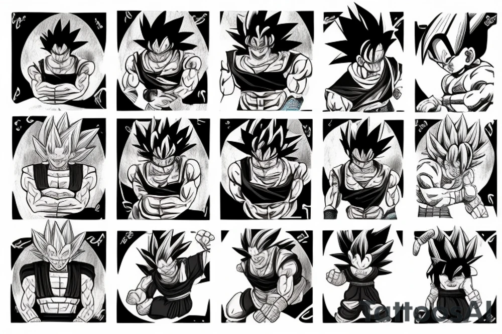 dragonball z tattoo idea