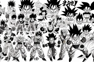 dragonball z tattoo idea