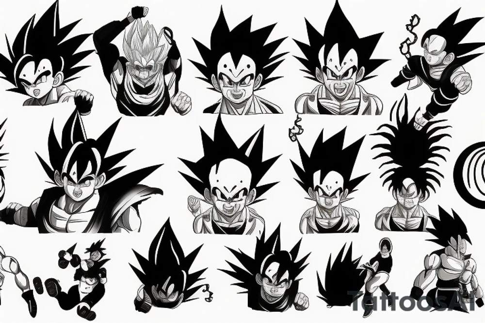 dragonball z tattoo idea