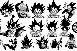 dragonball z tattoo idea