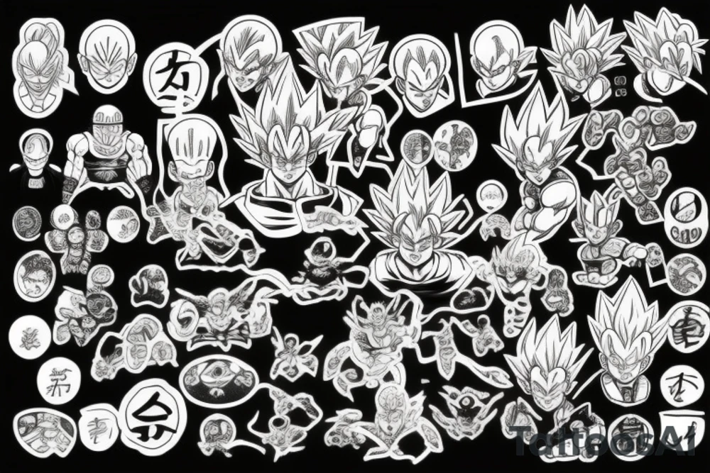 dragonball z tattoo idea