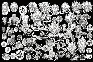 dragonball z tattoo idea