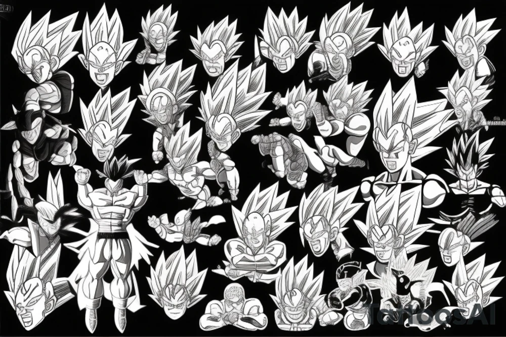 dragonball z tattoo idea