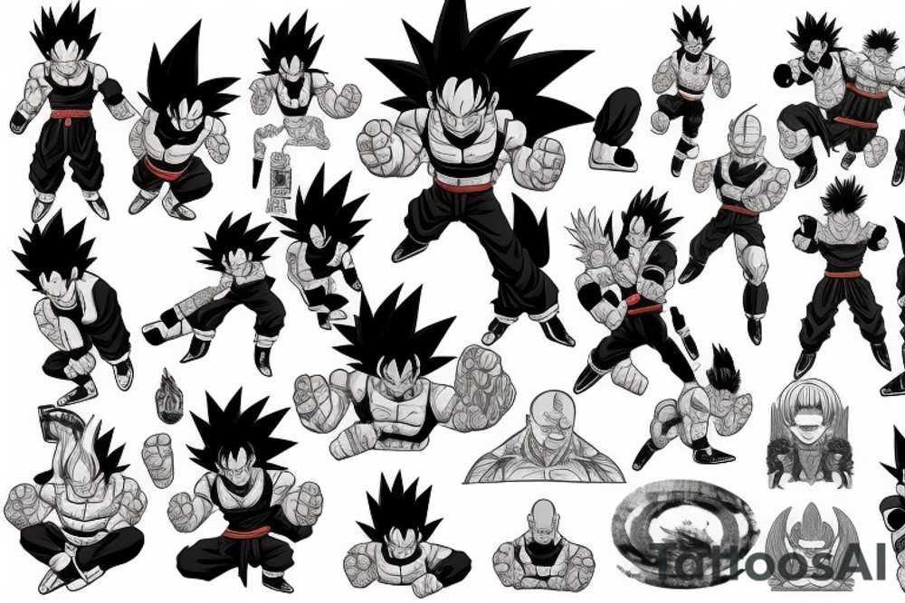dragonball z tattoo idea