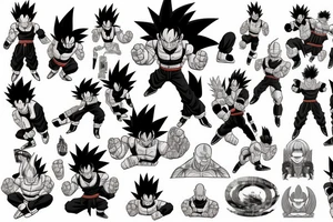 dragonball z tattoo idea