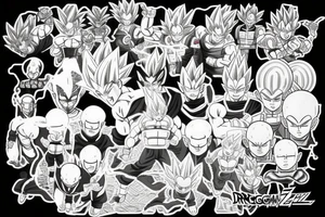 dragonball z tattoo idea