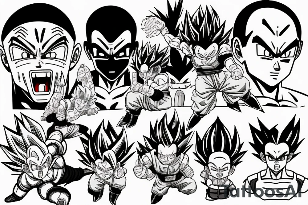 dragonball z tattoo idea