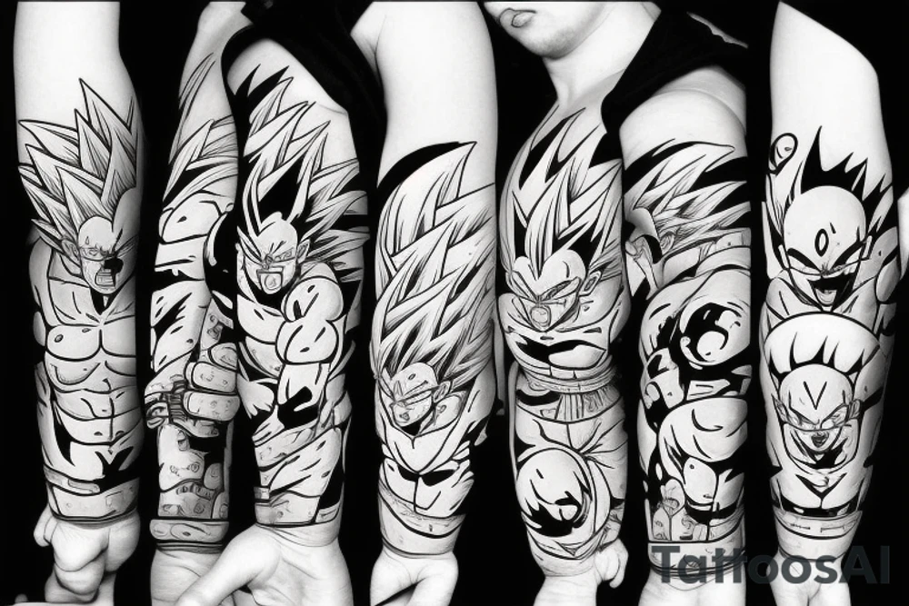 dragonball z tattoo idea