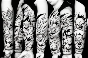 dragonball z tattoo idea