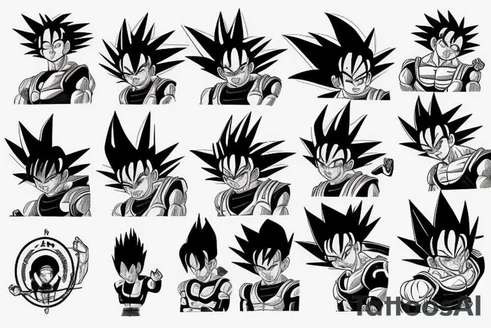 dragonball z tattoo idea