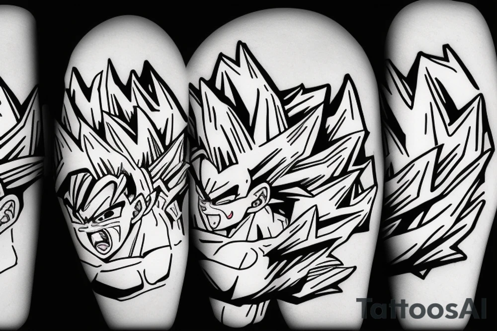 dragonball z tattoo idea