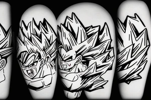 dragonball z tattoo idea
