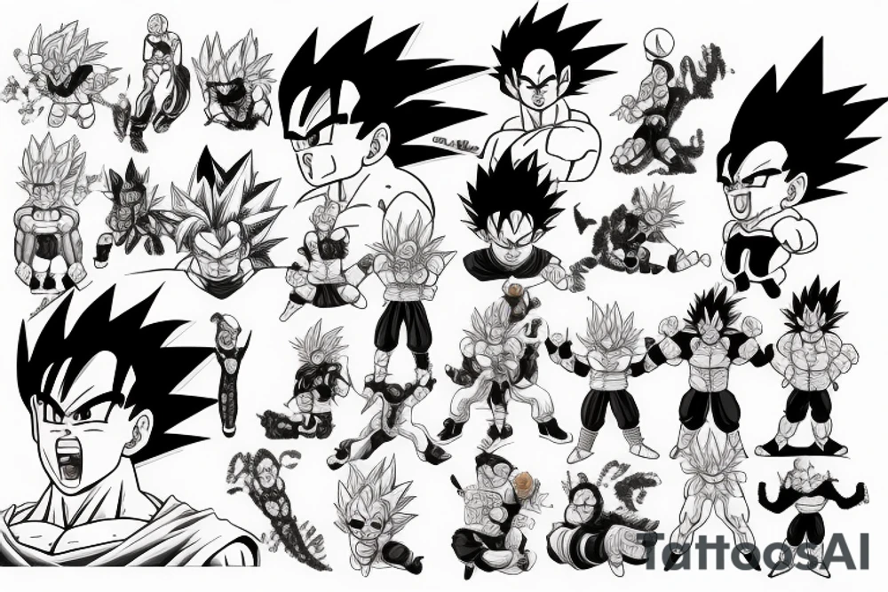 dragonball z tattoo idea