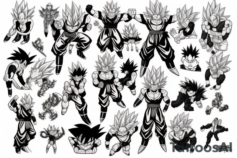 dragonball z tattoo idea