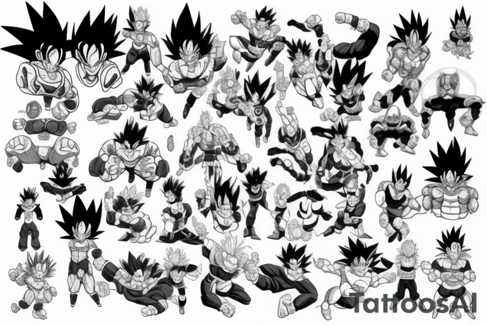 dragonball z tattoo idea