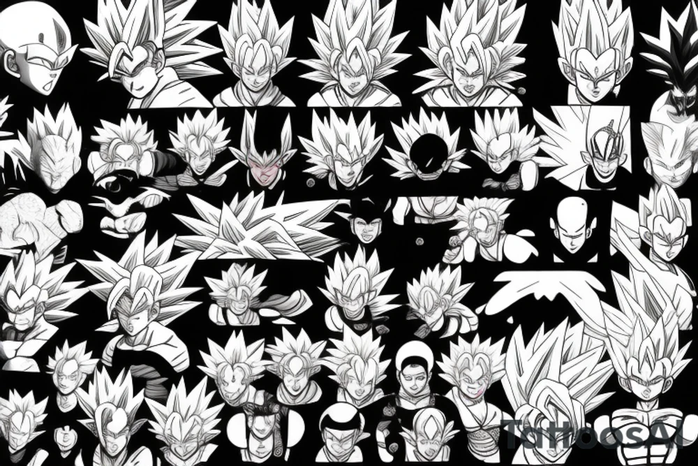 dragonball z tattoo idea