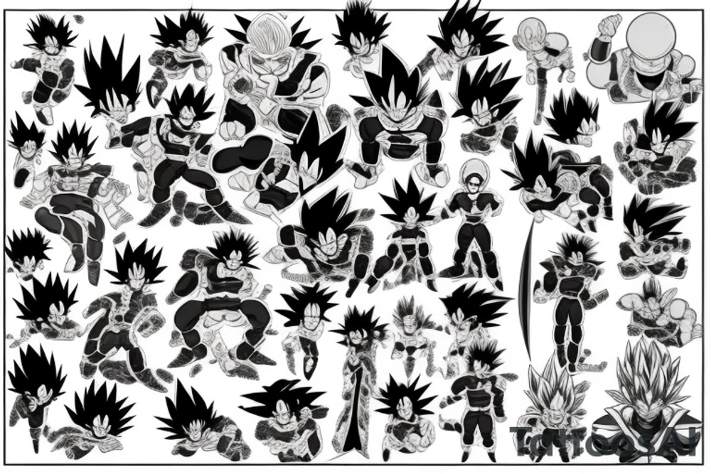 dragonball z tattoo idea