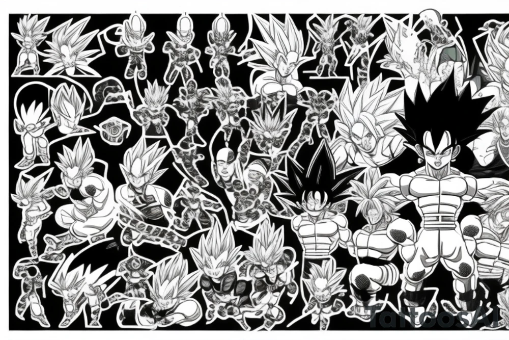 dragonball z tattoo idea