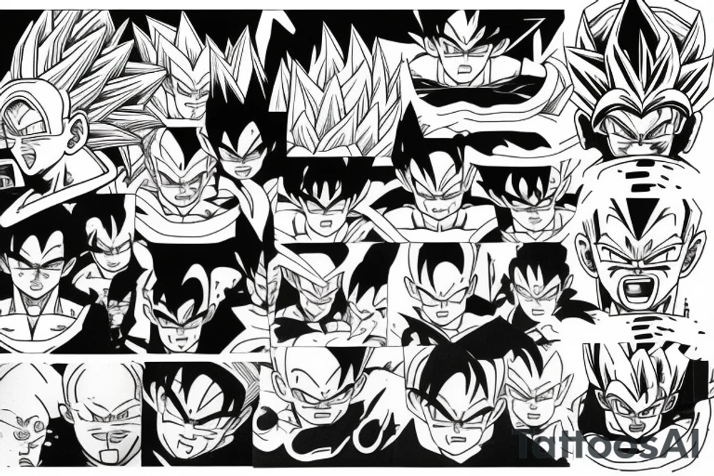 dragonball z tattoo idea