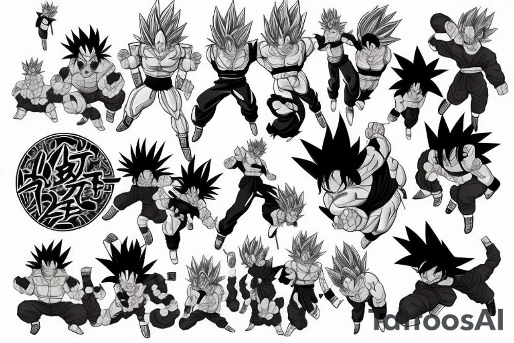 dragonball z tattoo idea