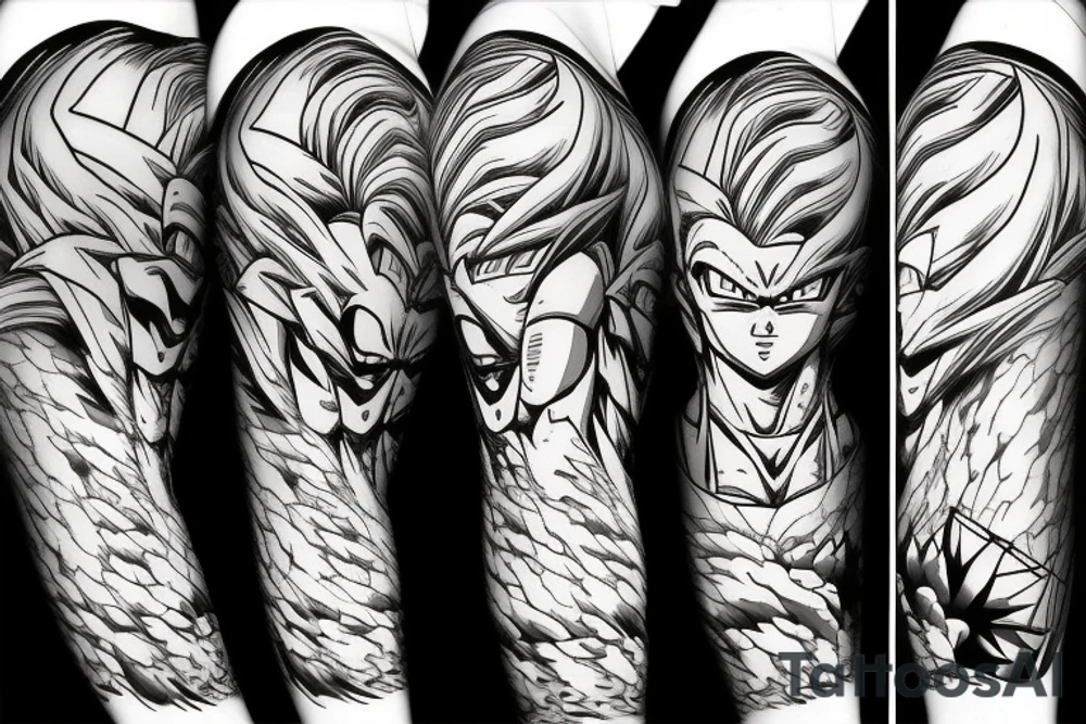 dragonball z tattoo idea