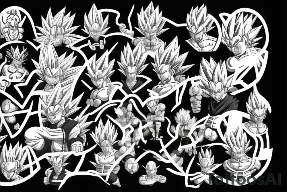 dragonball z tattoo idea